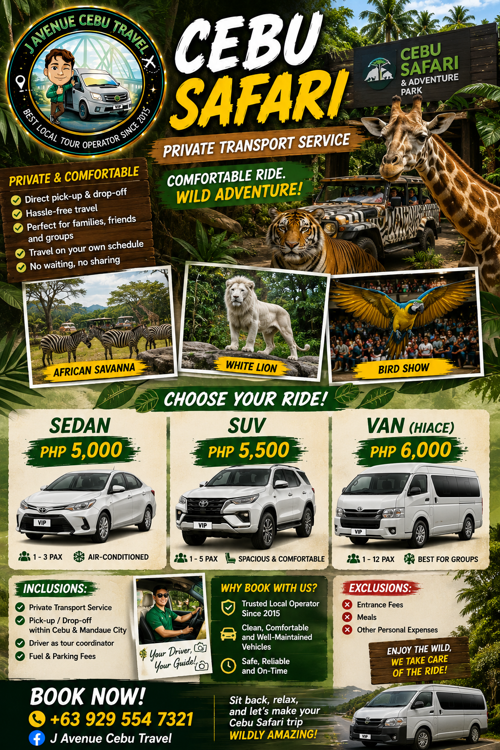 J Avenue CEBU travel Facebook ad: The Most Trusted Way to Explore Cebu Since…