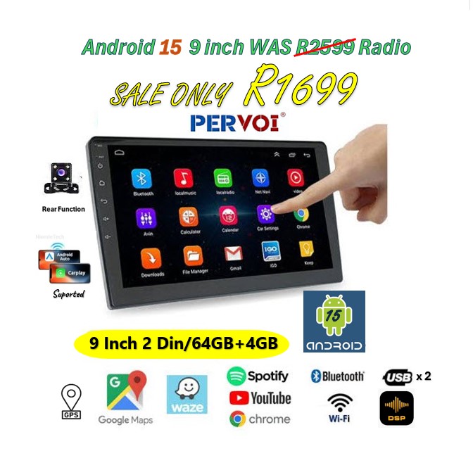 Ismail Bhagalia Facebook ad: PERVOI Android 15 9 inch CTC9802 HD1080 Touch…