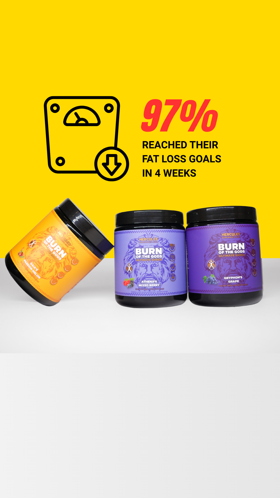 Hercules Supplements Aust Facebook ad