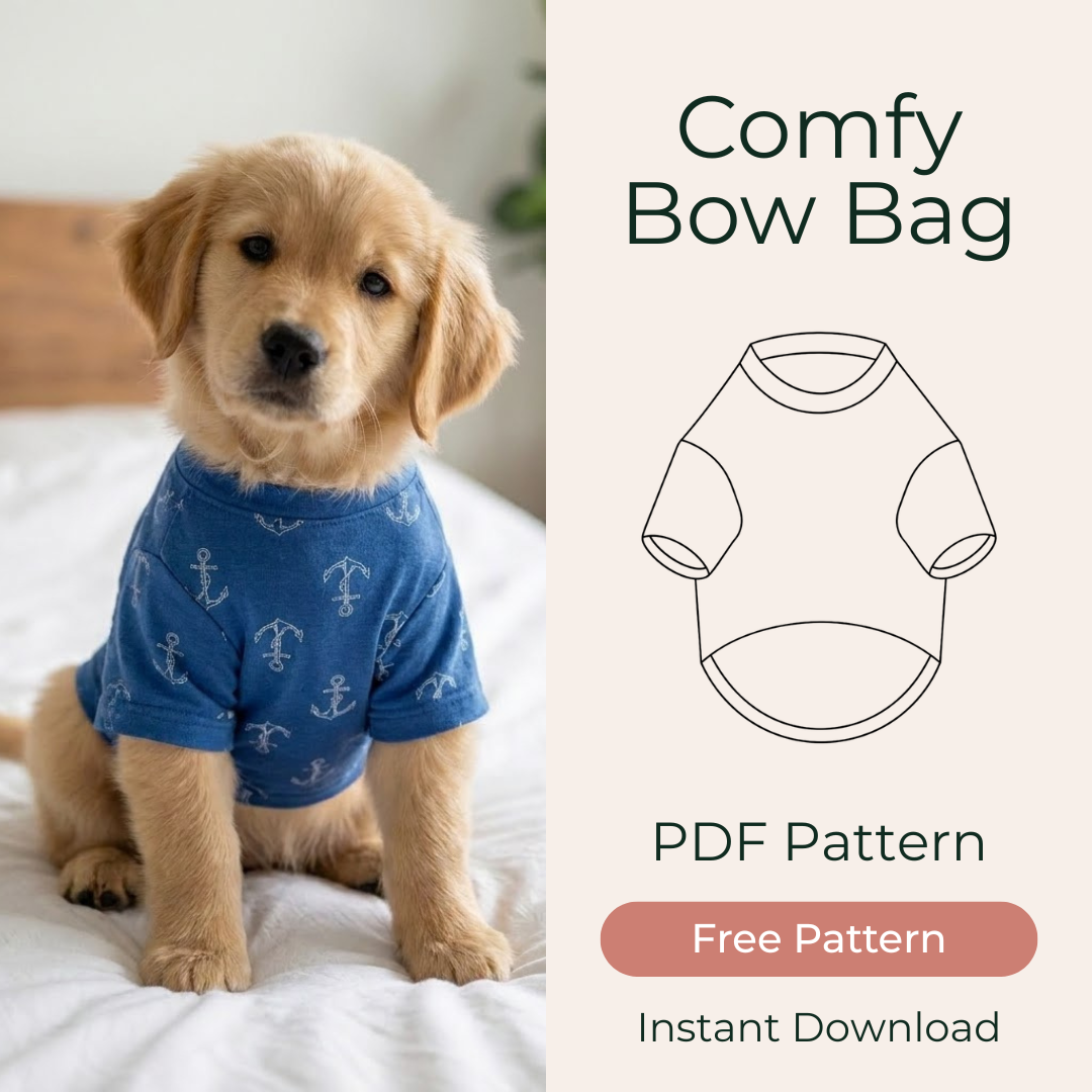 Puppy Love Patterns Facebook ad: 90% Off Dog T-Shirt Sewing Pattern