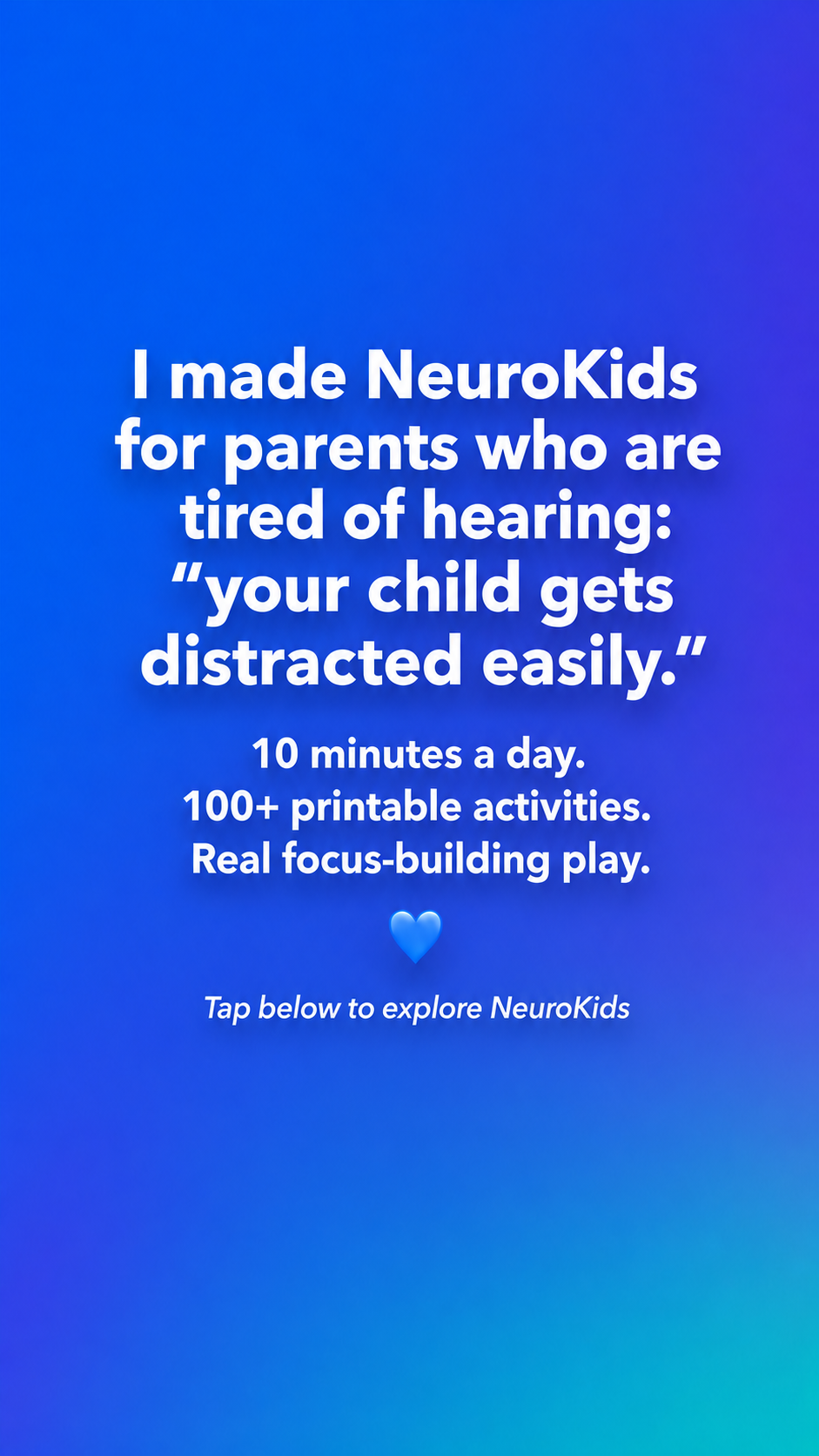 NeuroKids Facebook ad