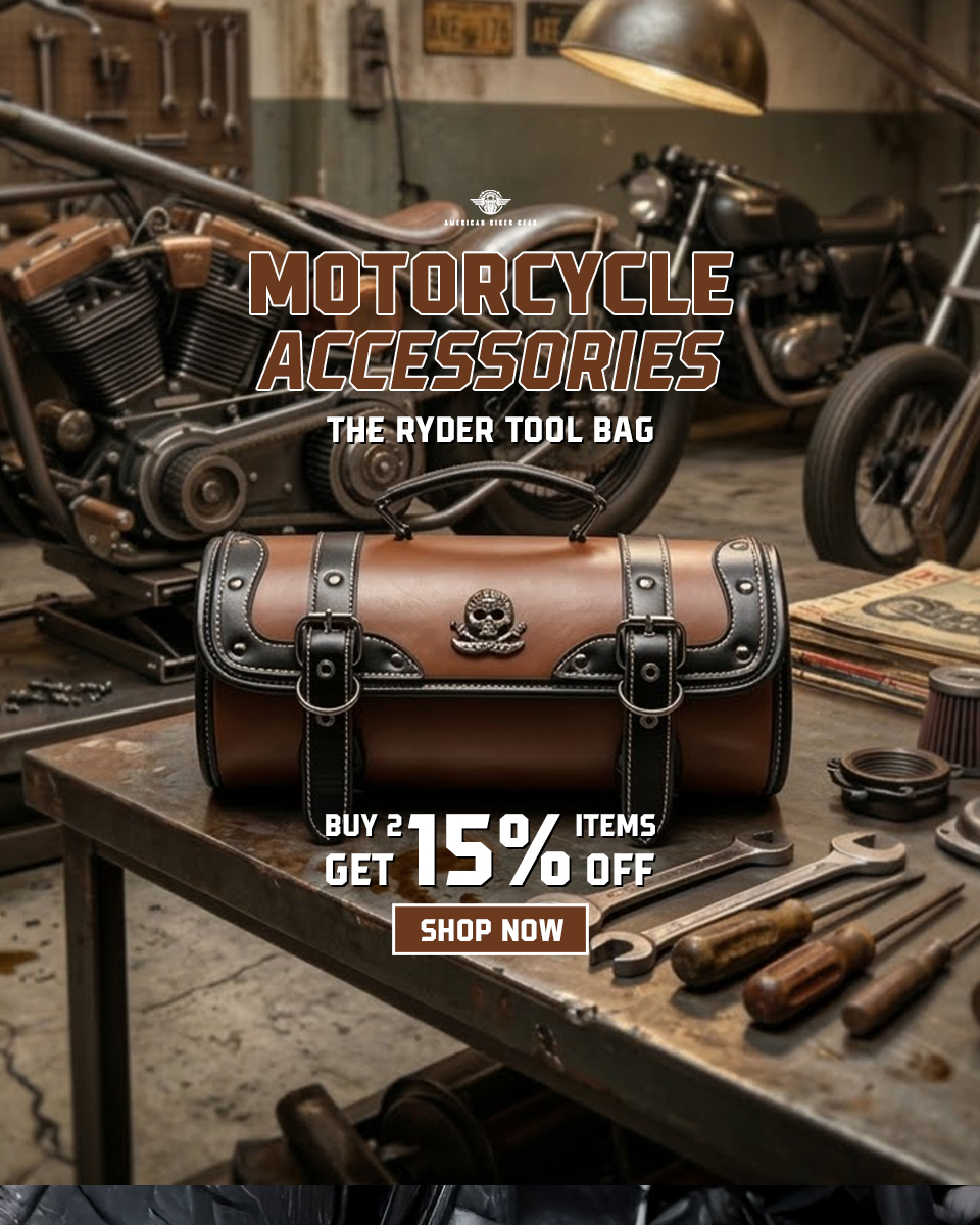 BikerGear - Fuel & Freedom Facebook ad