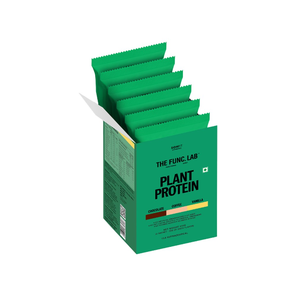 The Func. Lab Facebook ad: Your protein fix, now delivered in minutes.