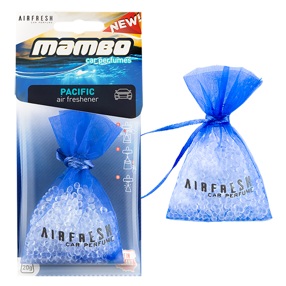 AirFresh Facebook ad: Zapach zamknięty w kolorowych perłach.