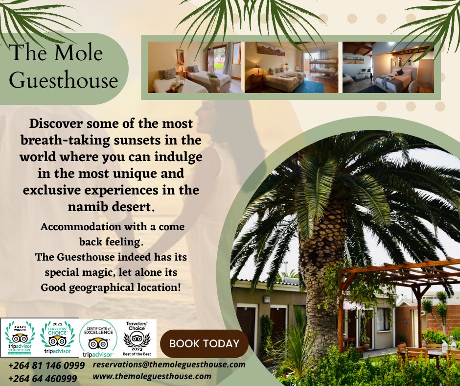 The Mole Guesthouse Facebook ad: The Mole Guesthouse | Accommodation | Swakopmund | Namibia