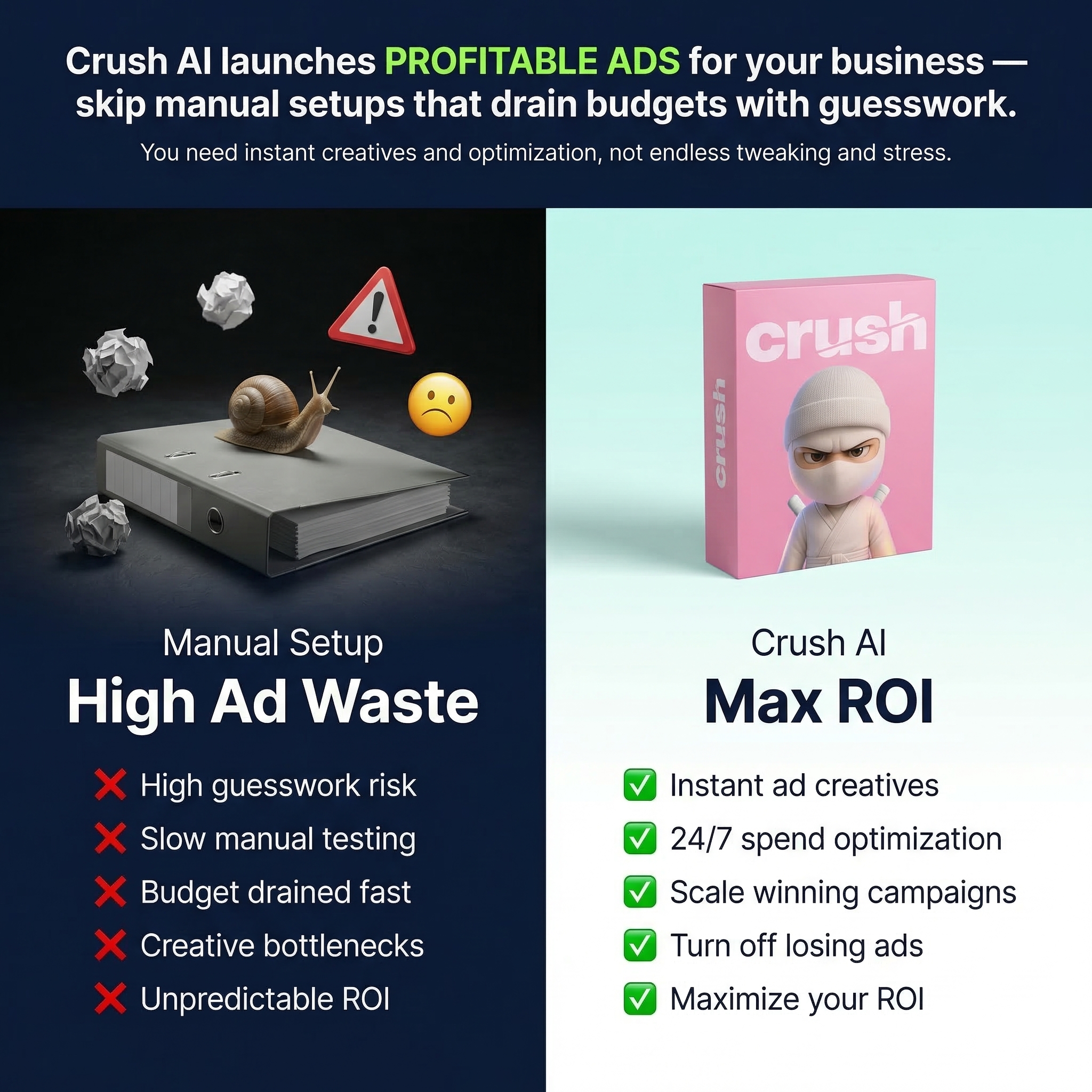 trycrush.ai Facebook ad