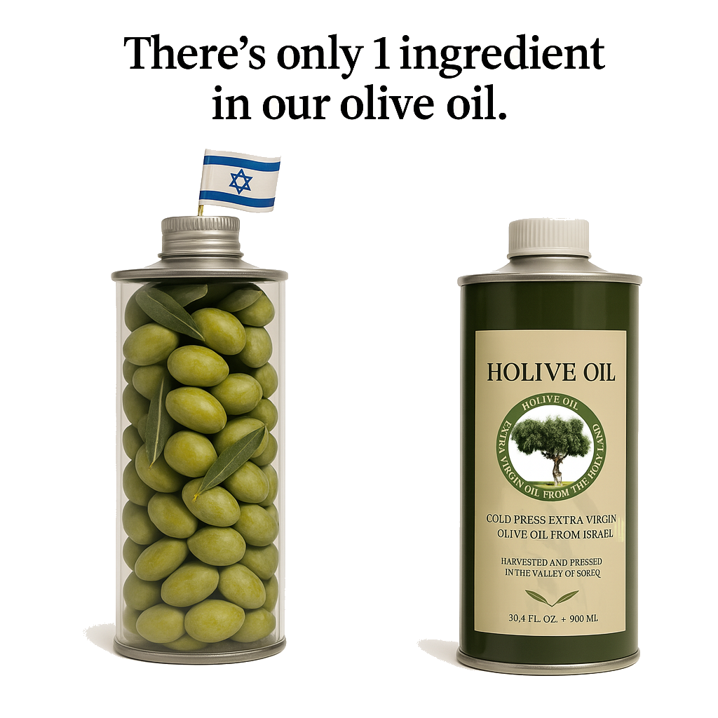 Holive Oil: Extra Virgin Olive Oil from Israel Facebook ad