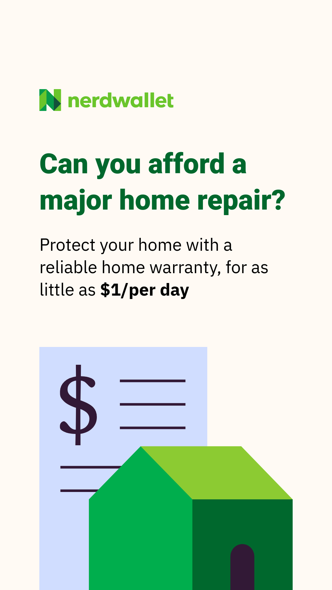 NerdWallet Facebook ad