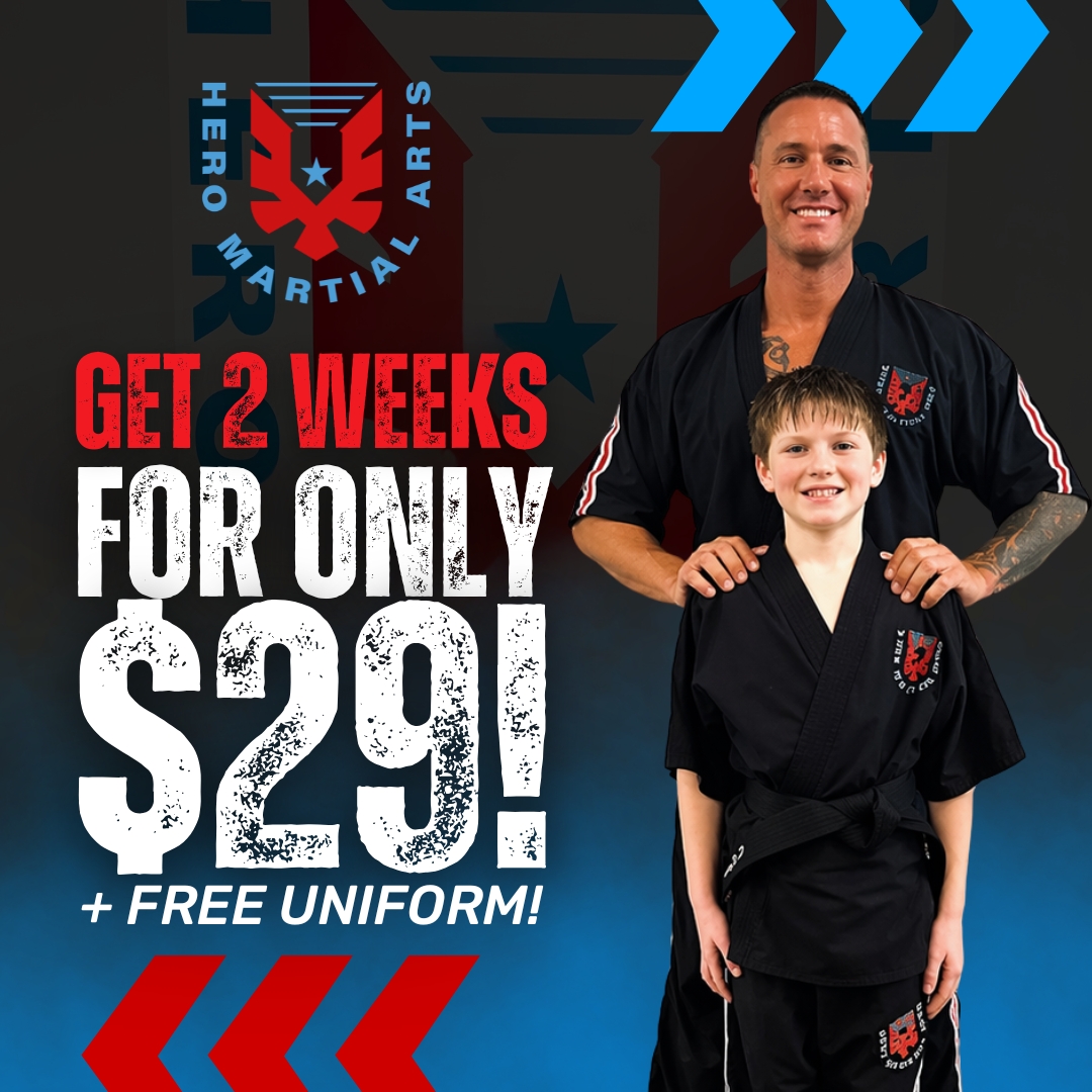 Hero Martial Arts Mt. Juliet, TN Facebook ad: Give Your Child Confidence That Lasts