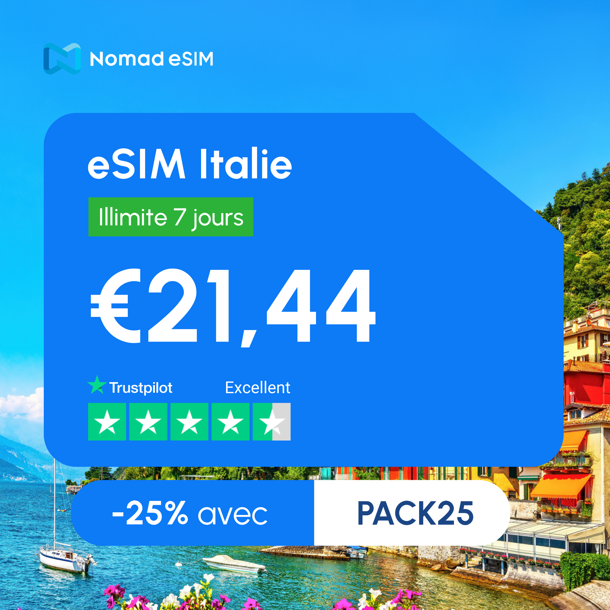 Nomad Esim Facebook ad