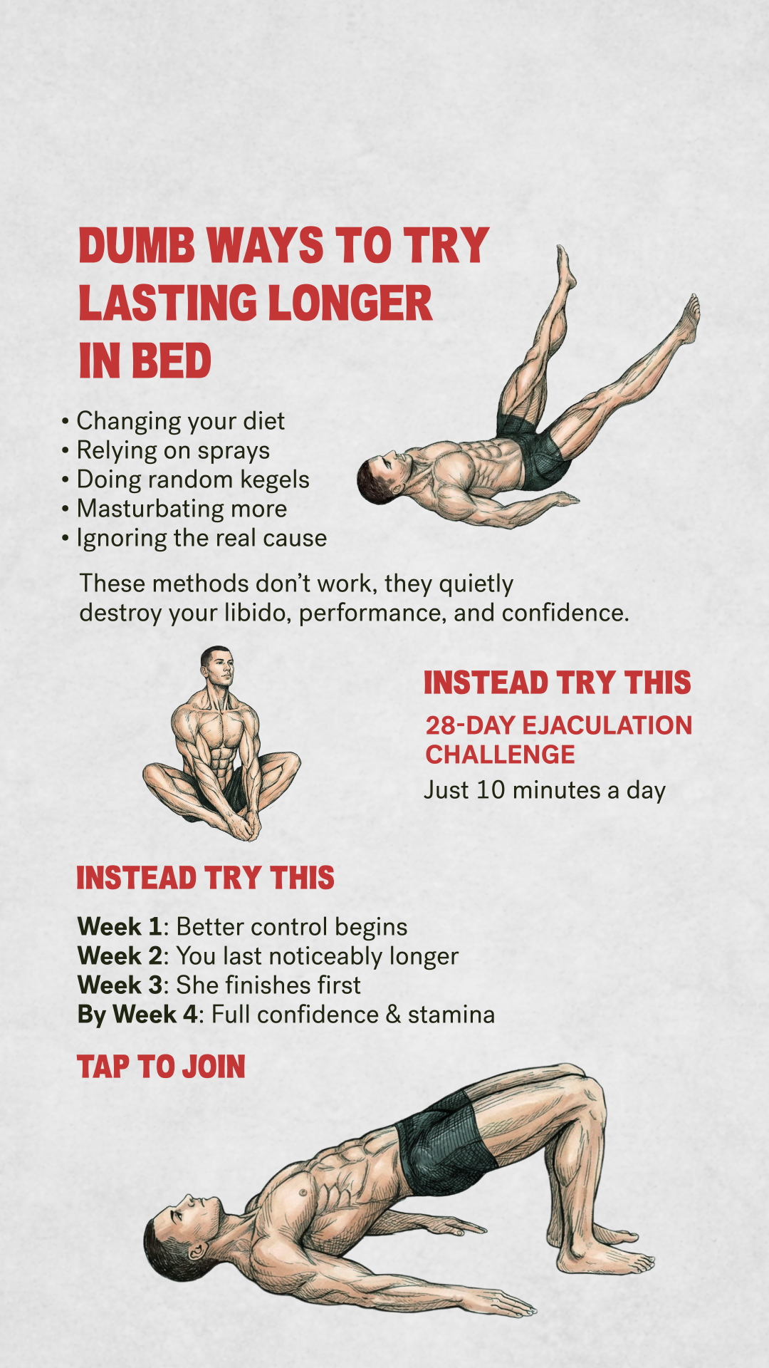 The Coach #1 men's health app Facebook ad