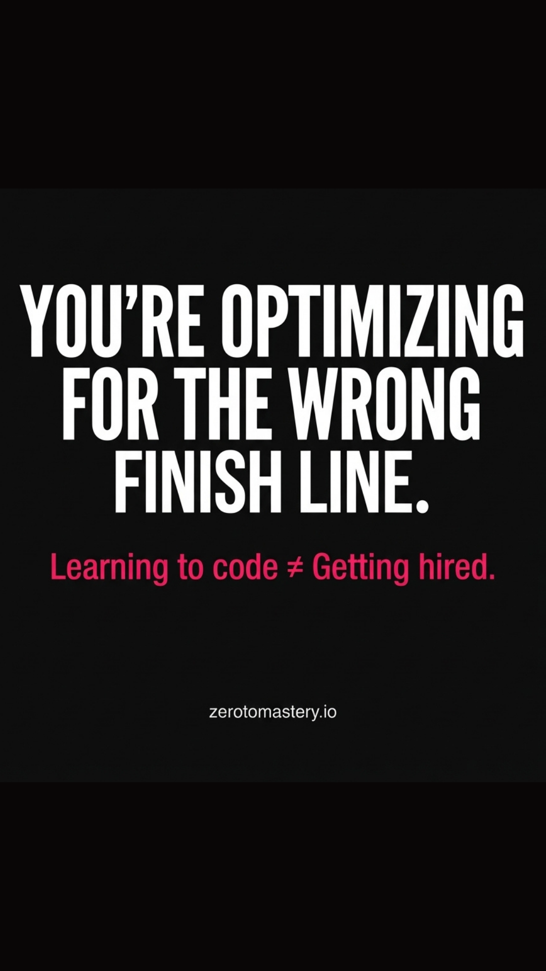 Zero To Mastery Facebook ad