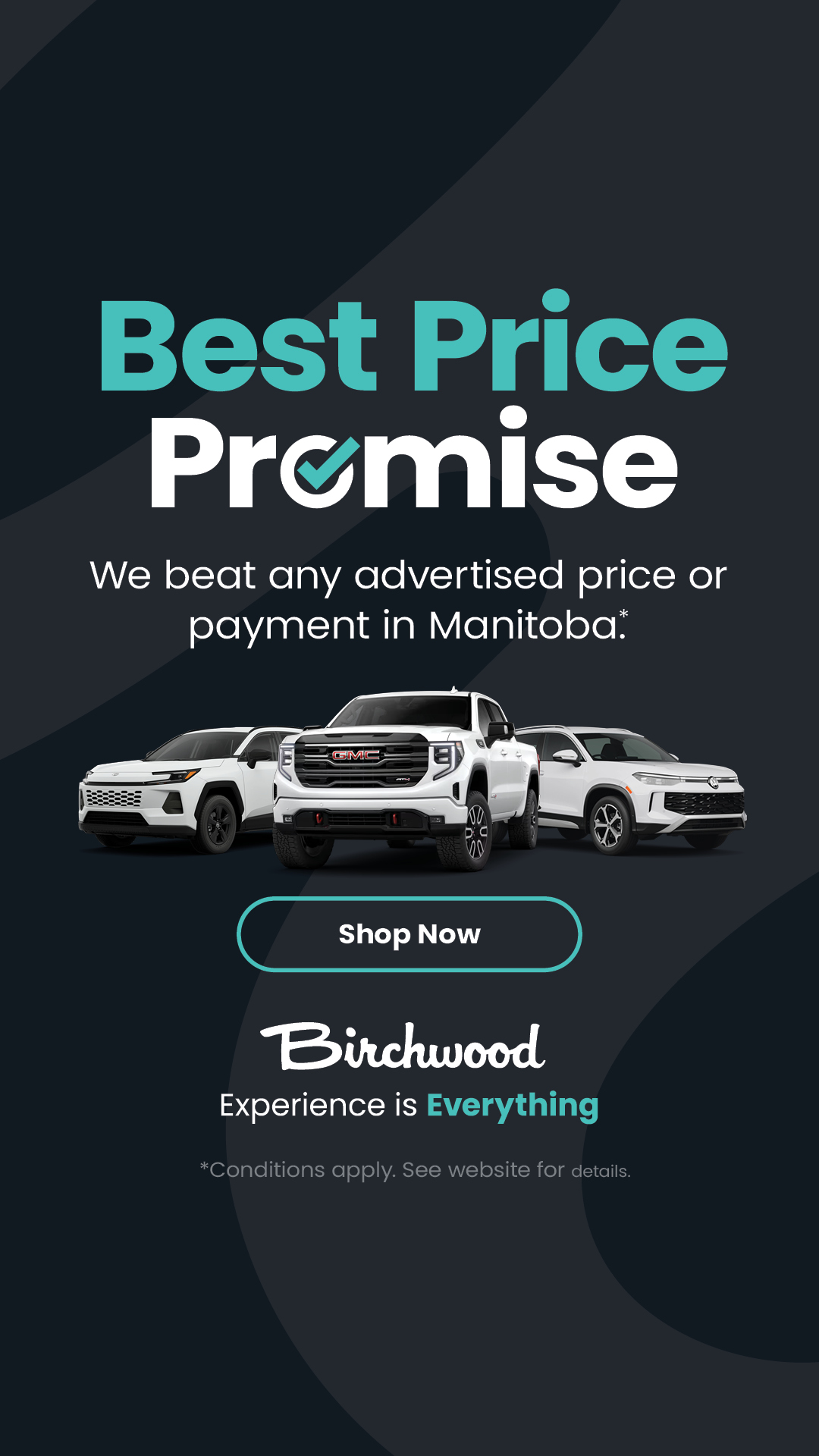 Birchwood Automotive Group Facebook ad from May 12, 2026