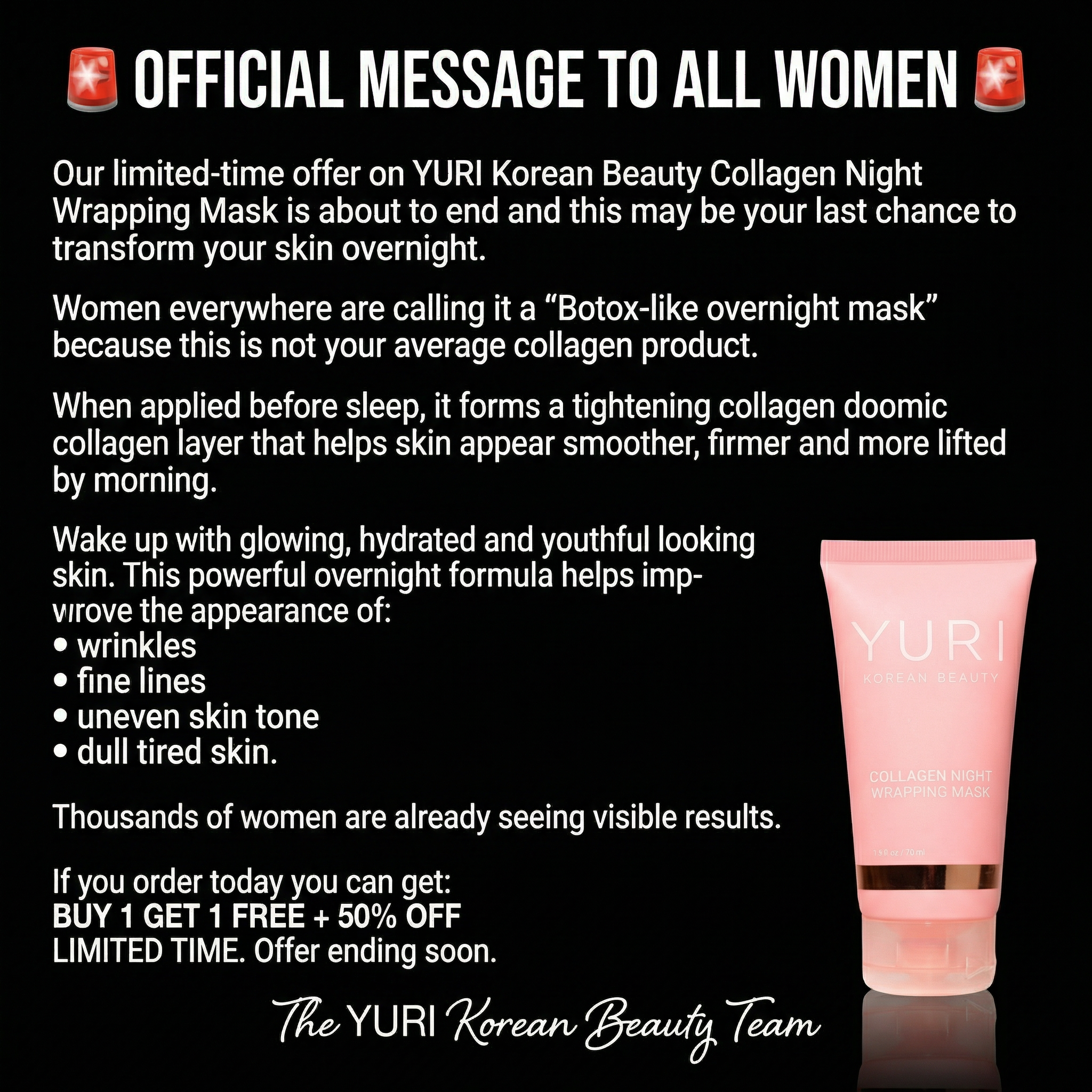 Korean Beauty Tips Facebook ad