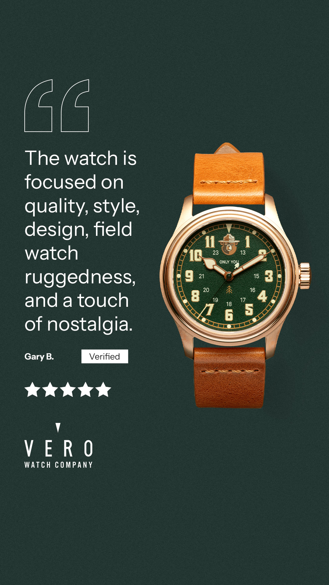 VERO Watch Company Facebook ad from Jan 17, 2026