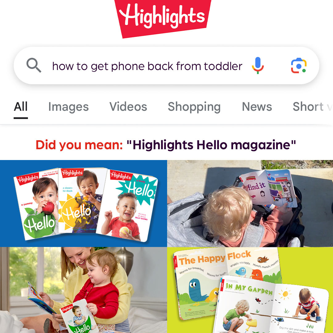 Highlights for Children Facebook ad