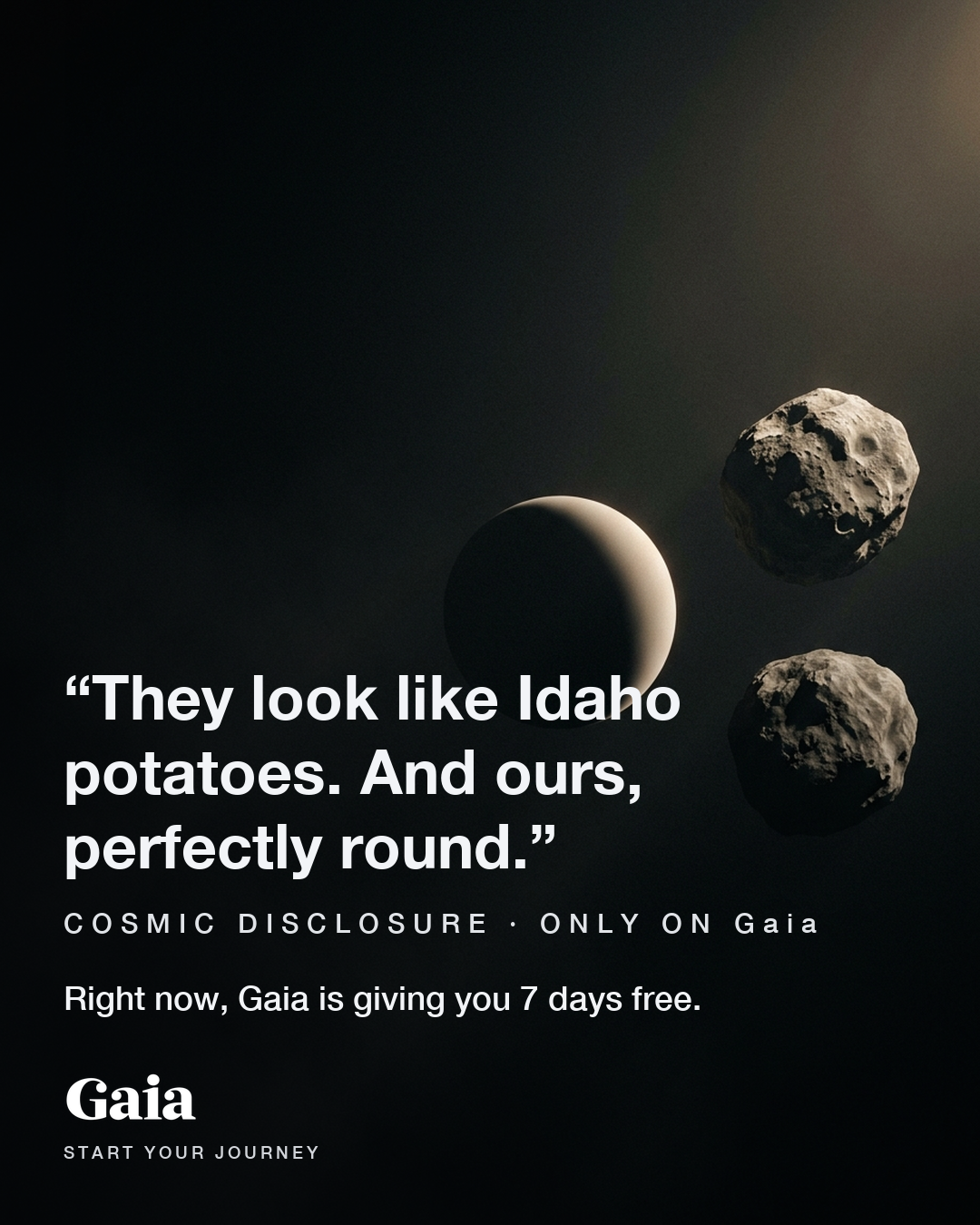 Gaia Facebook ad