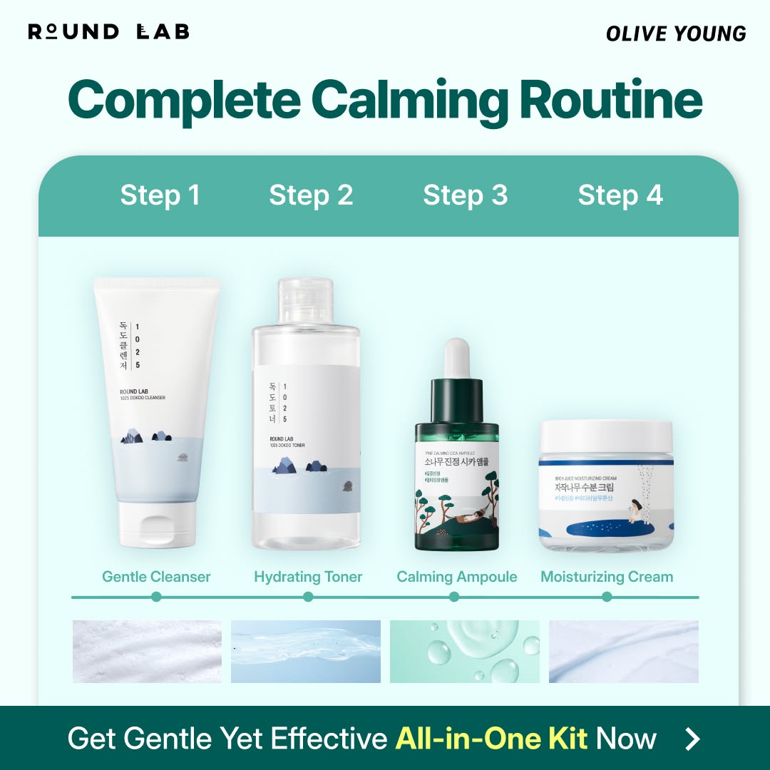 Round Lab Global Facebook ad: Your Everyday Skincare, Made Better