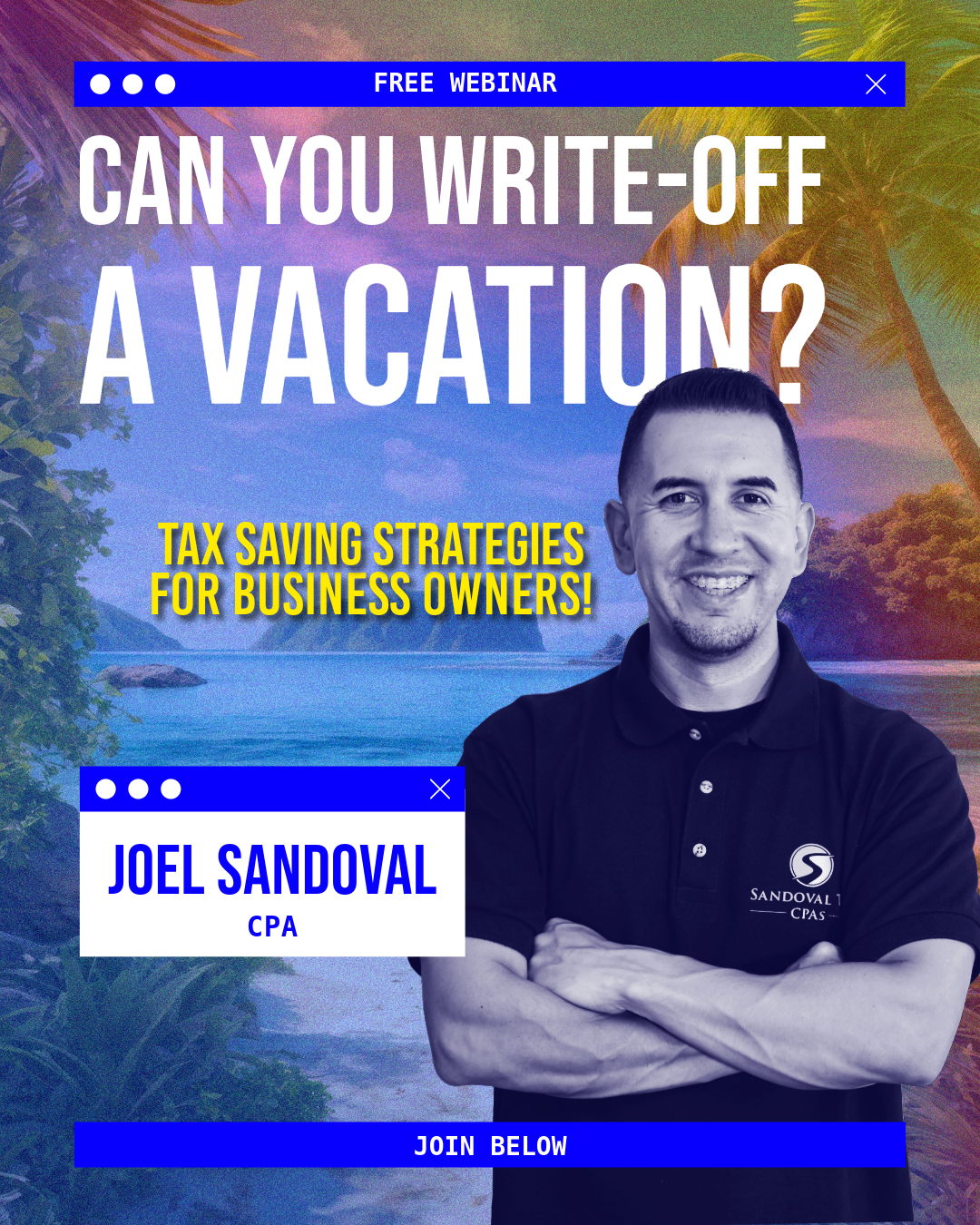 Sandoval Tax CPAs, Inc. Facebook ad