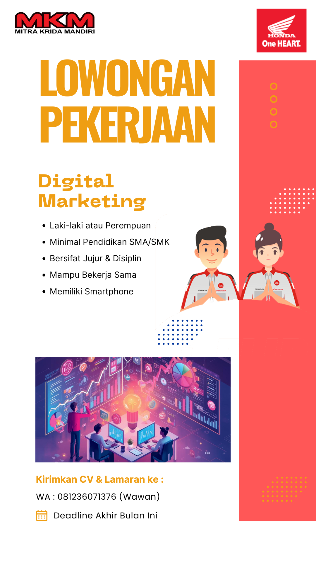 Lowongan Pekerjaan Facebook ad: Mari mengobrol bersama kami