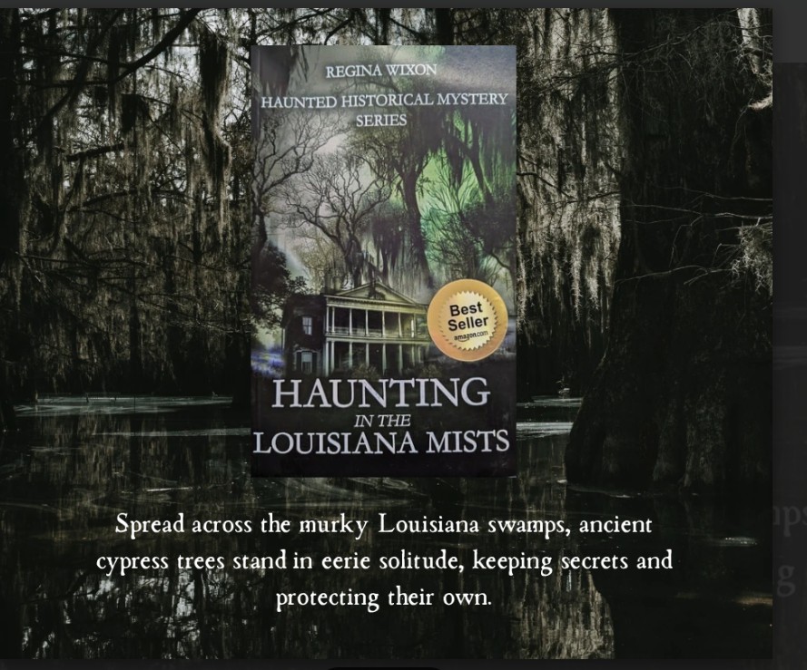 Regina Wixon Books Facebook ad: Haunting in the Louisiana Mists