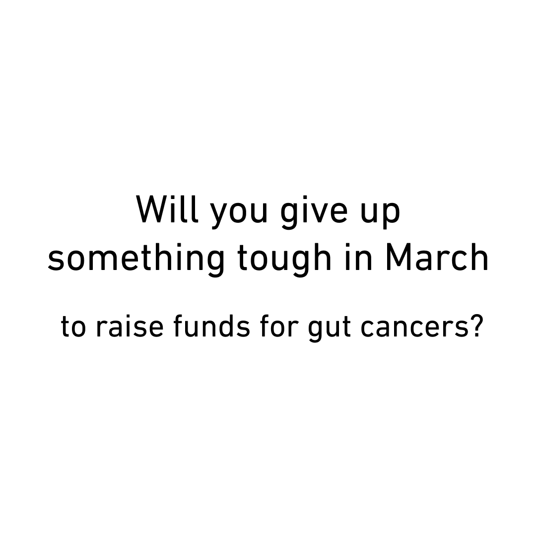 Gut Cancer Foundation Facebook ad: Give It Up for Gut Cancer