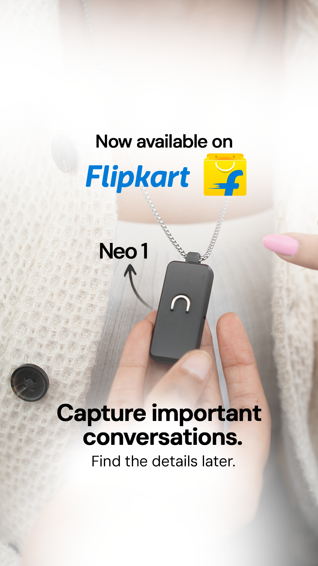 NeoSapien Facebook ad: Now Available On Flipkart · Neo 1, Shop Now