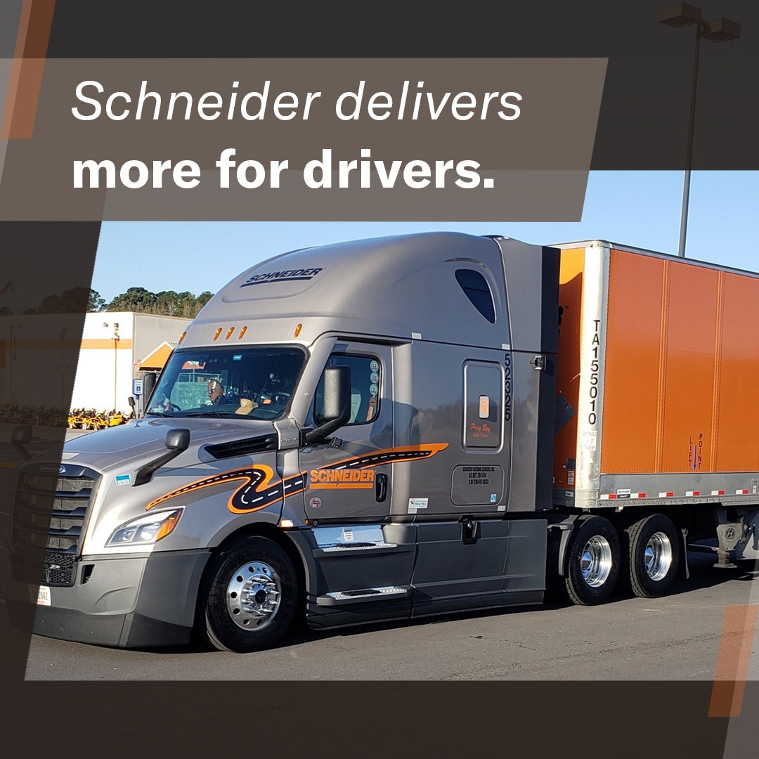 Schneider Truck Driving Jobs Facebook ad