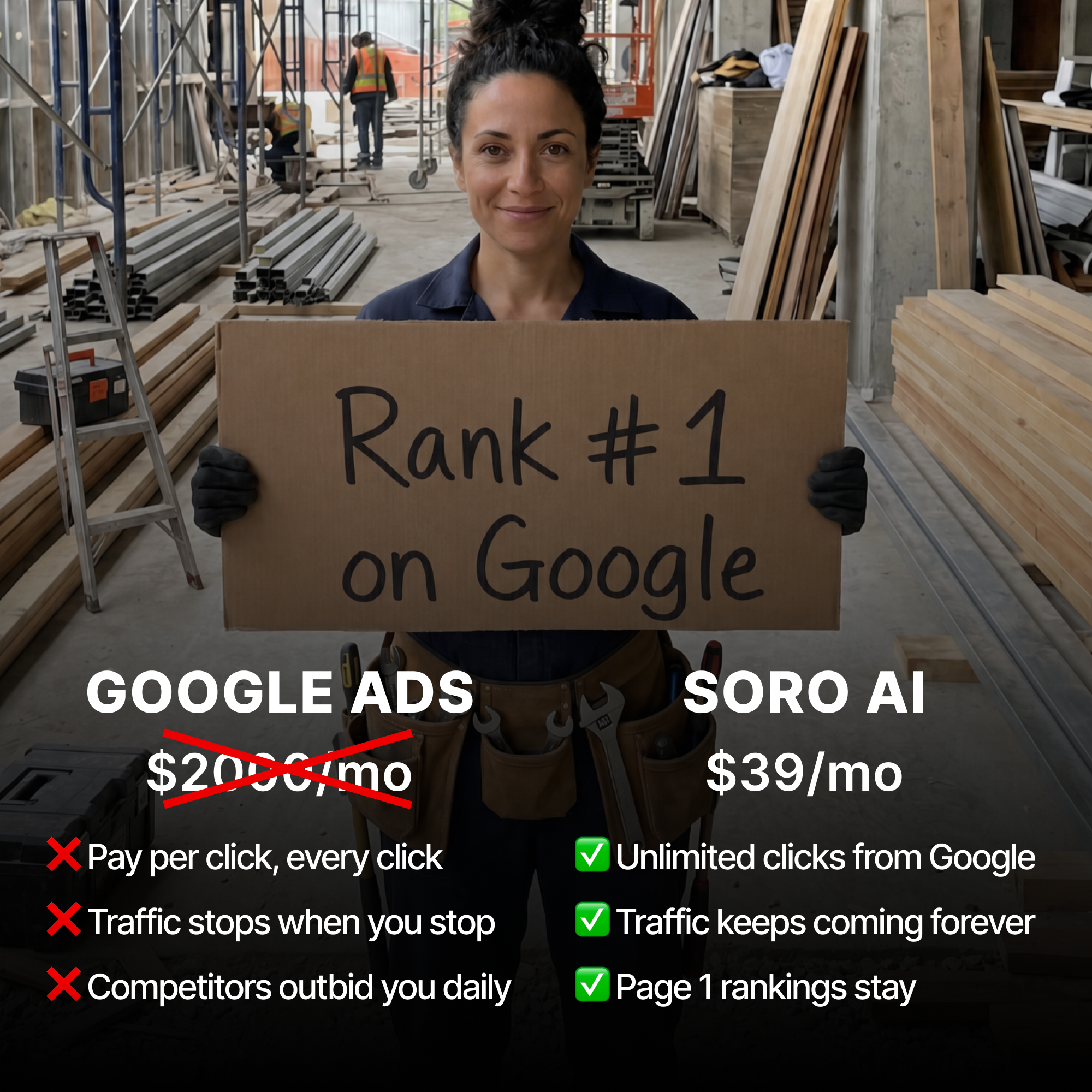 Soro SEO Facebook ad