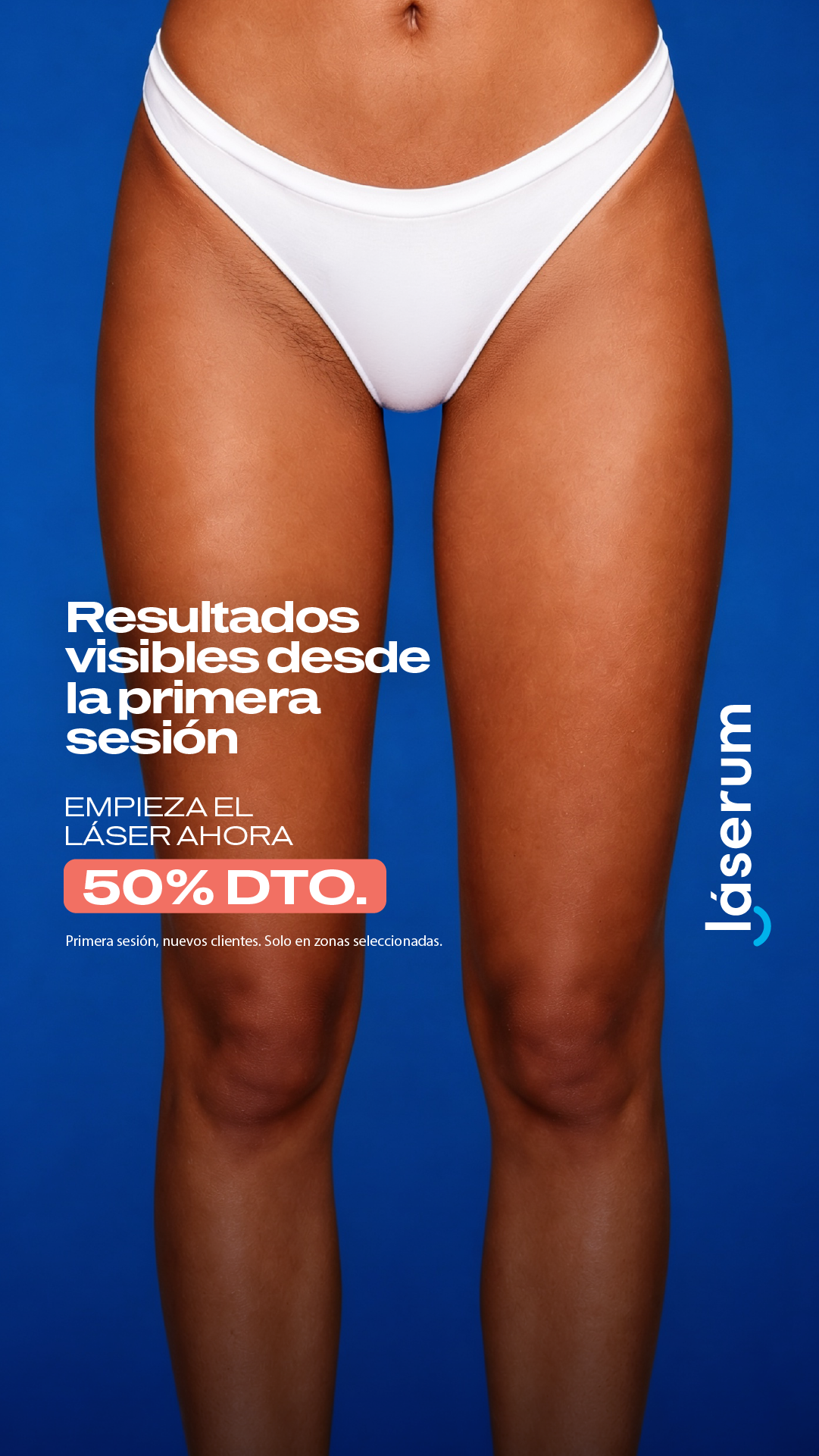 Láserum Facebook ad: Da el paso con un 50% dto