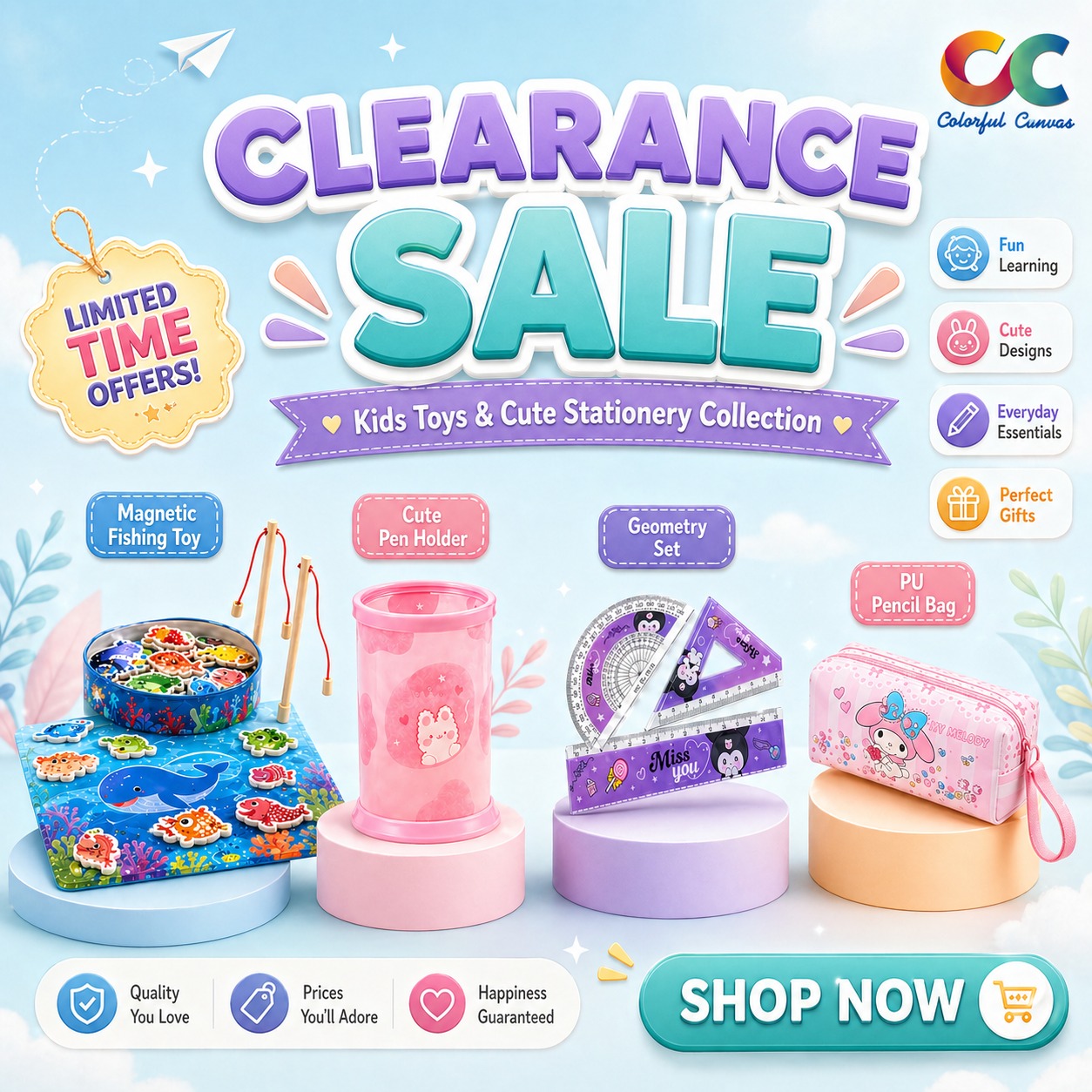 Colorful Canvas  Facebook ad