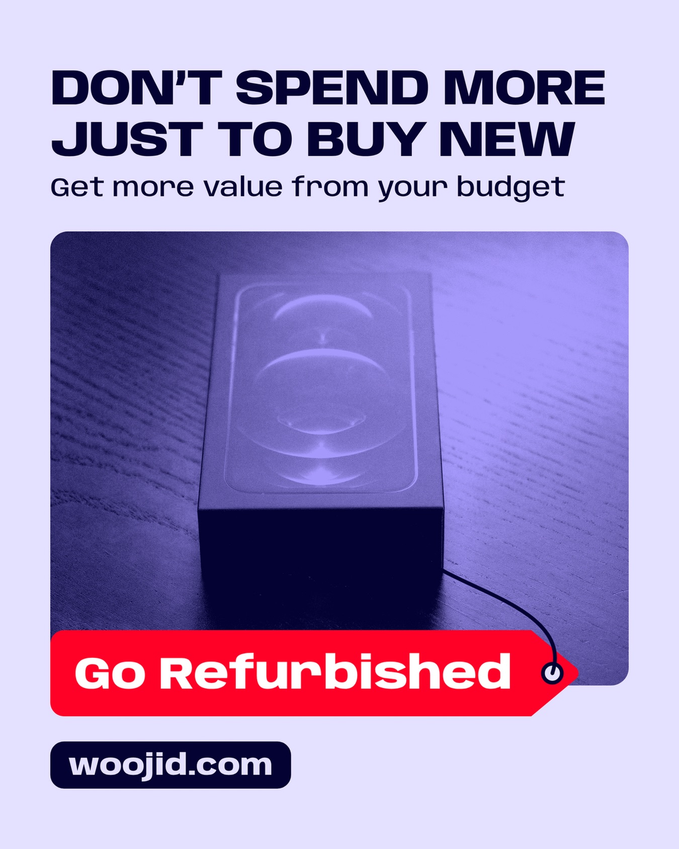 Woojid Refurbished Electronics Lebanon Facebook ad: Get more value from your budget and check…