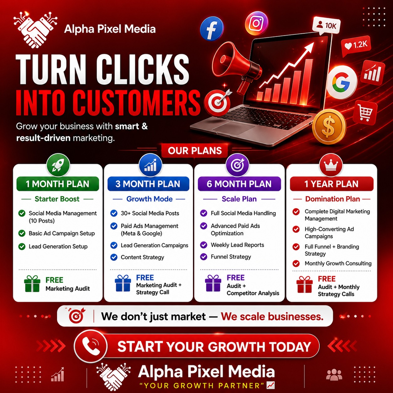 Alpha Pixel Media Facebook ad