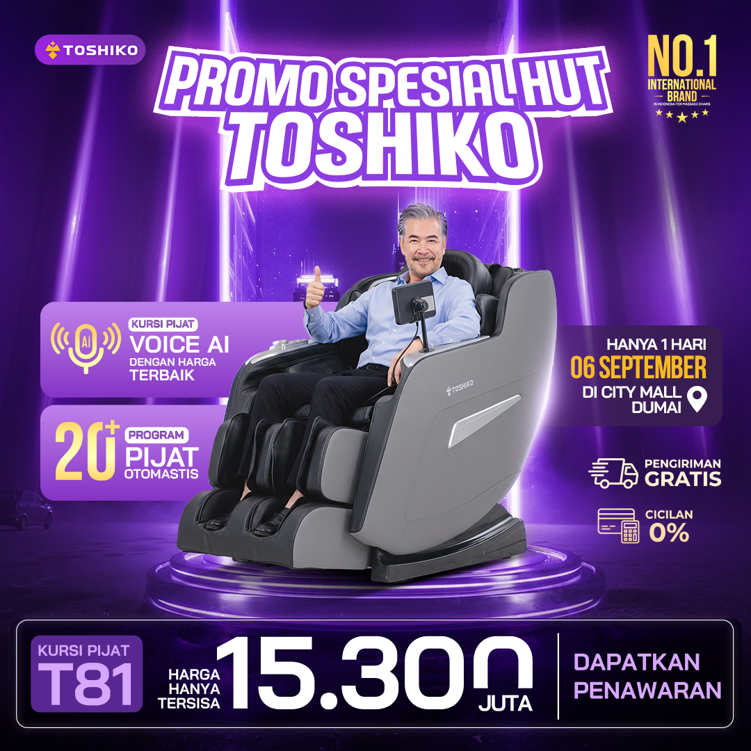 Kursi Pijat Mewah Toshiko Di Citimall Dumai Facebook ad: Dapatkan Promo