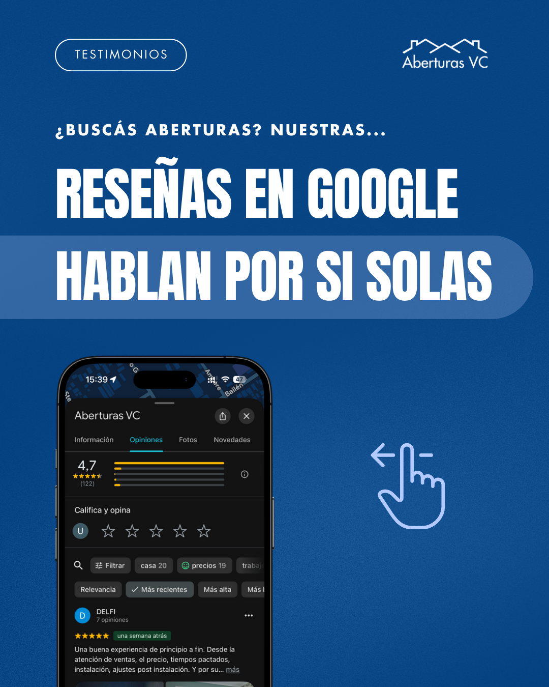 Aberturas VC Facebook ad: En Aberturas VC acompañamos a estudios, constructoras y…