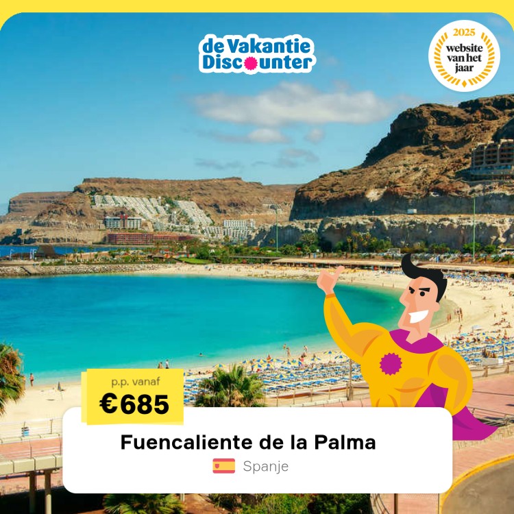 de VakantieDiscounter Facebook ad