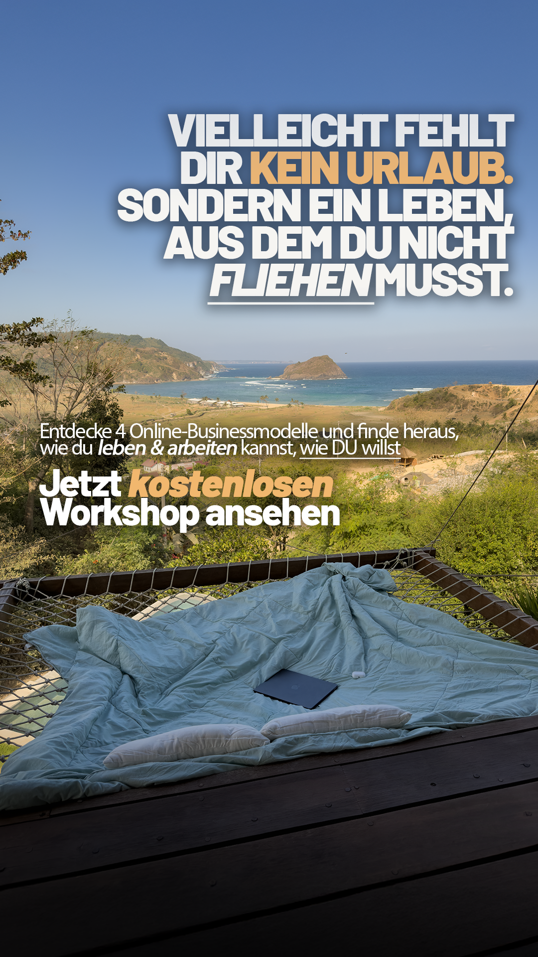 Vollzeitreisen - Leben als digitale Nomaden Facebook ad from Jul 31, 2026