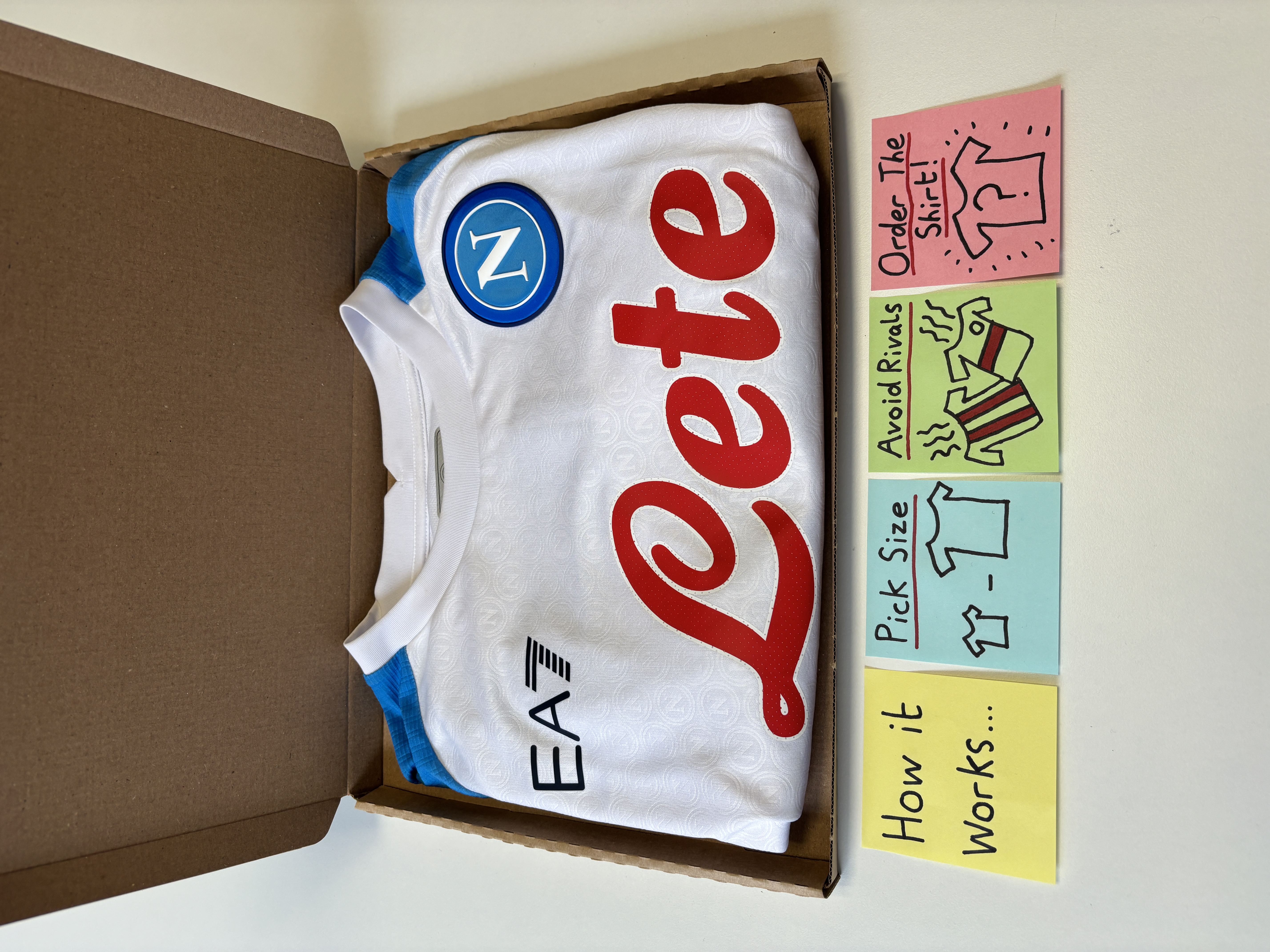 Mystery Shirt in a Box Facebook ad