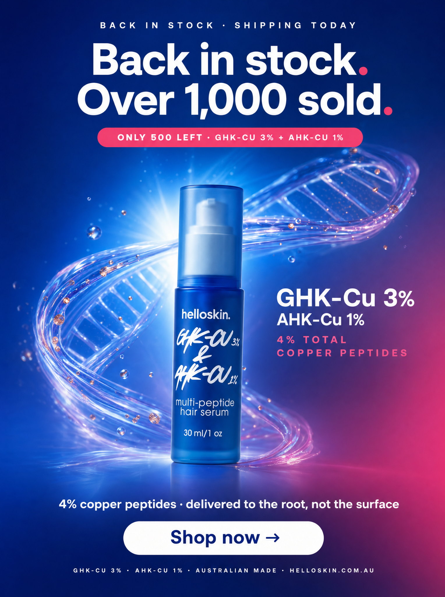 Helloskin Facebook ad