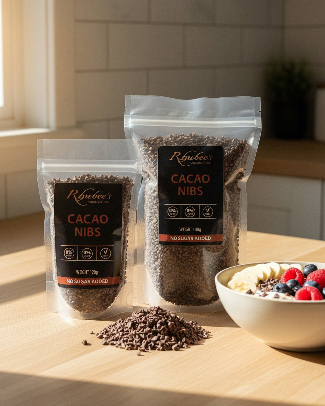 Rhubee's Chocolatiers of Distinction Facebook ad