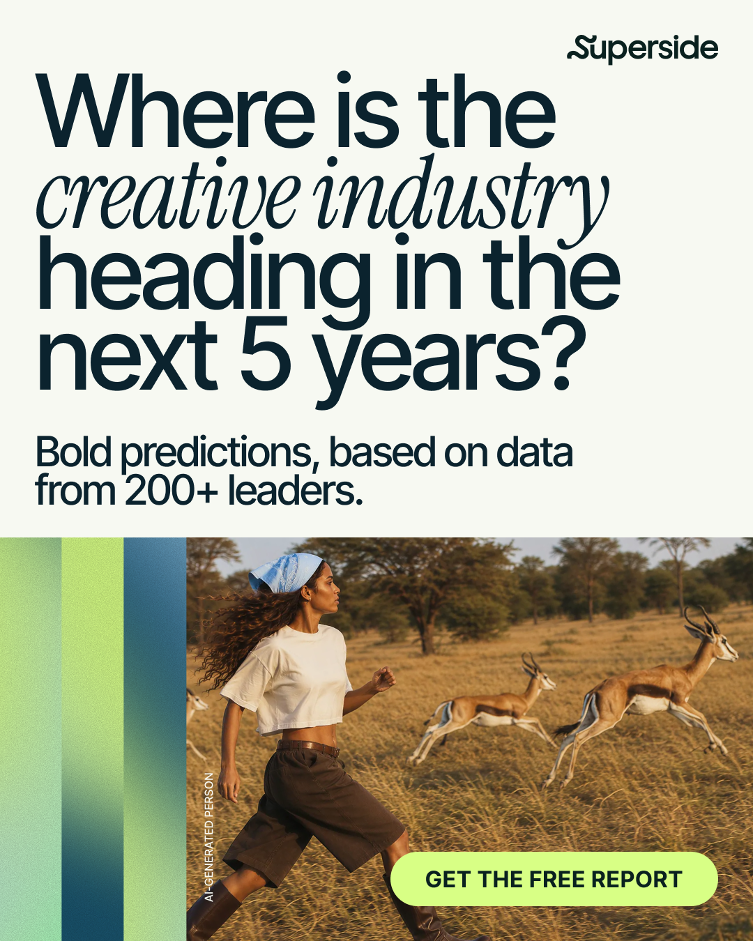 Superside Facebook ad: Data-backed predictions for creative teams