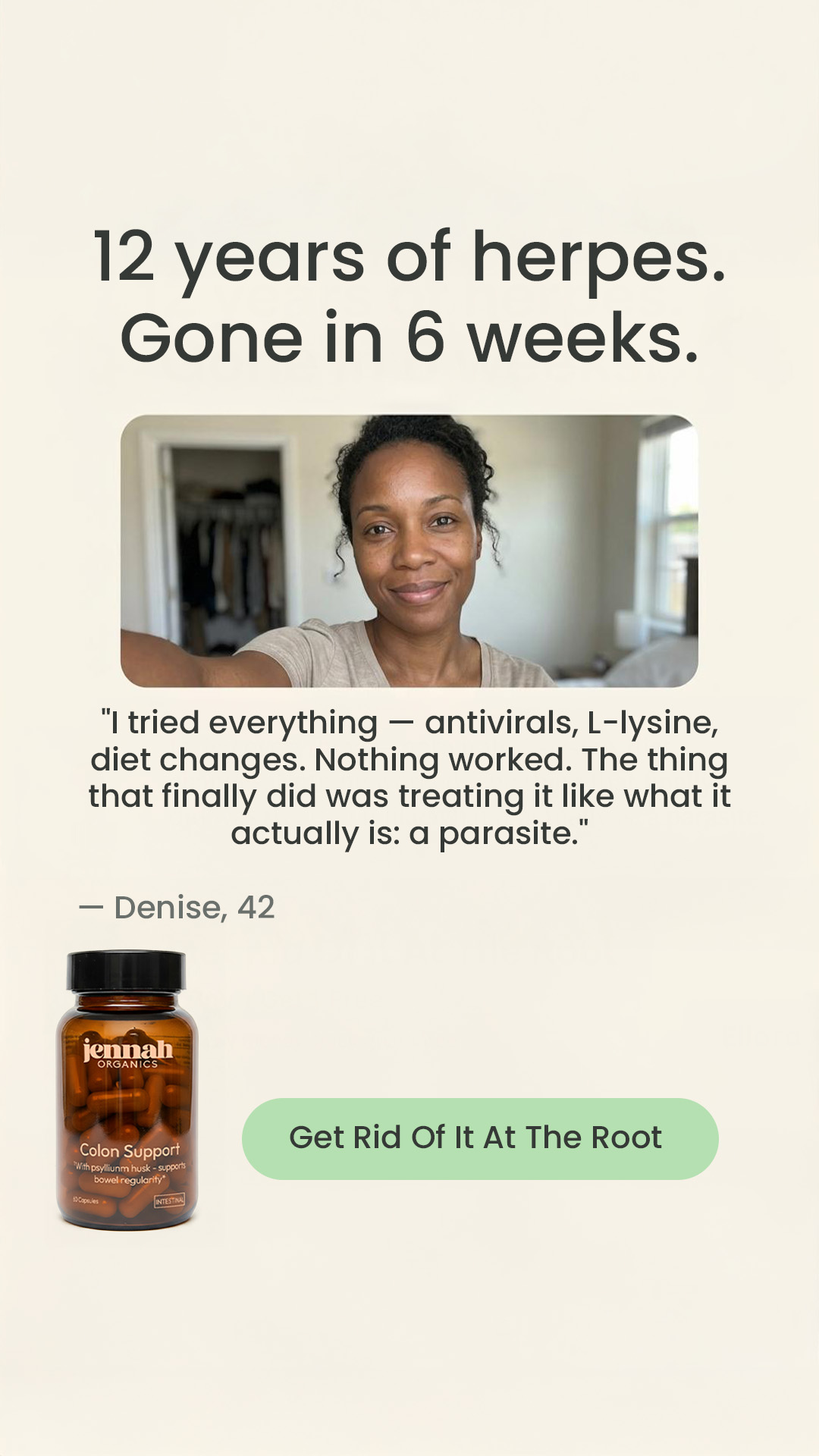Jennah Organics Facebook ad