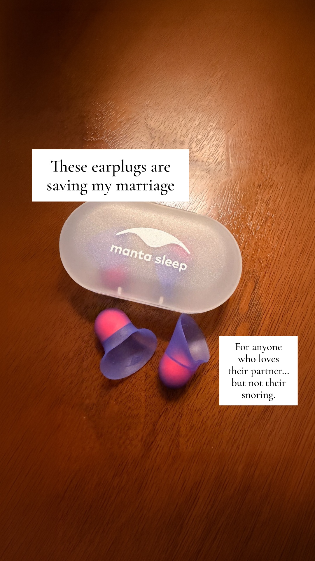 Manta Sleep Facebook ad