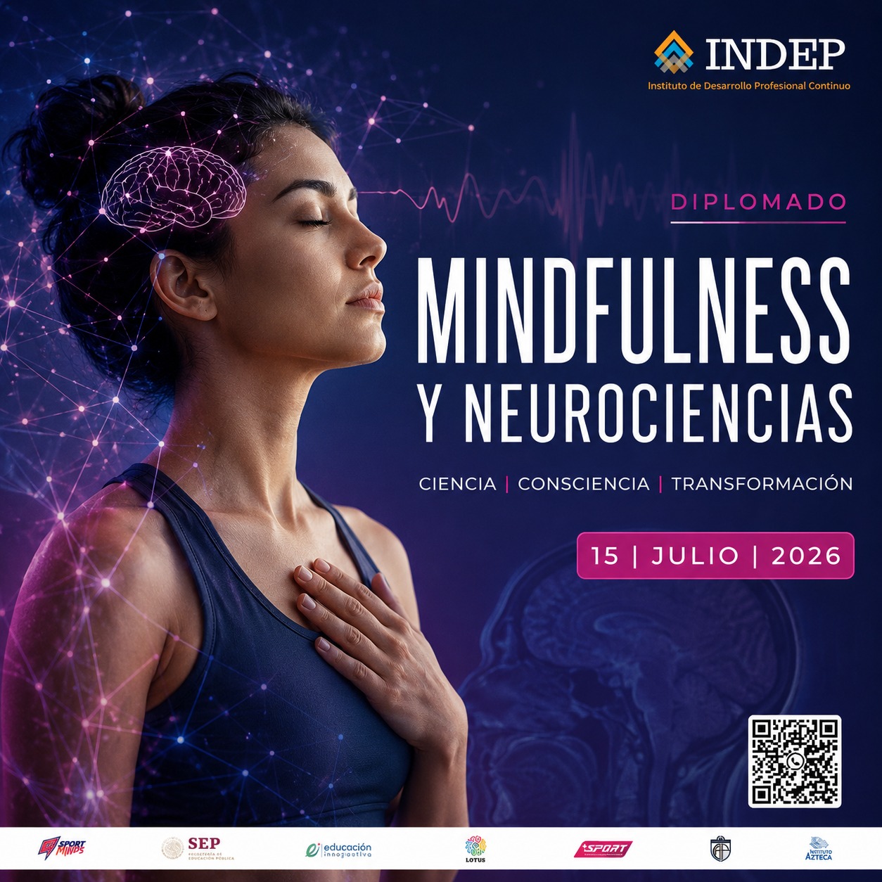 INDEP Facebook ad: ¿Quieres aprender a entrenar la mente con bases…