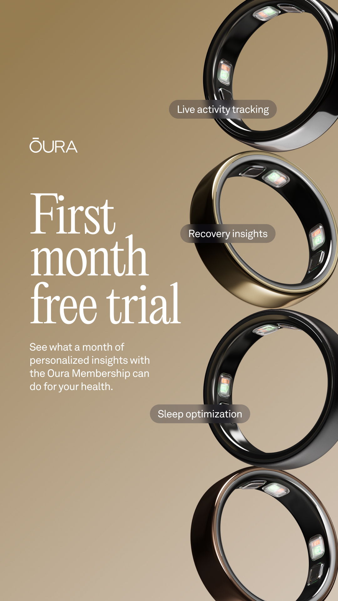 ŌURA Facebook ad