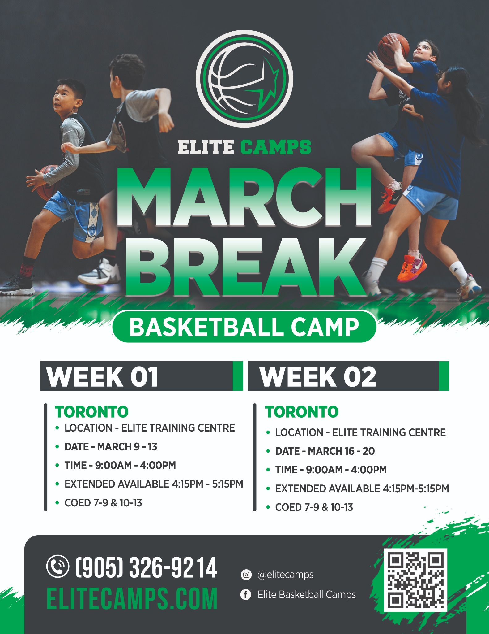 Elite Basketball Camps Facebook ad