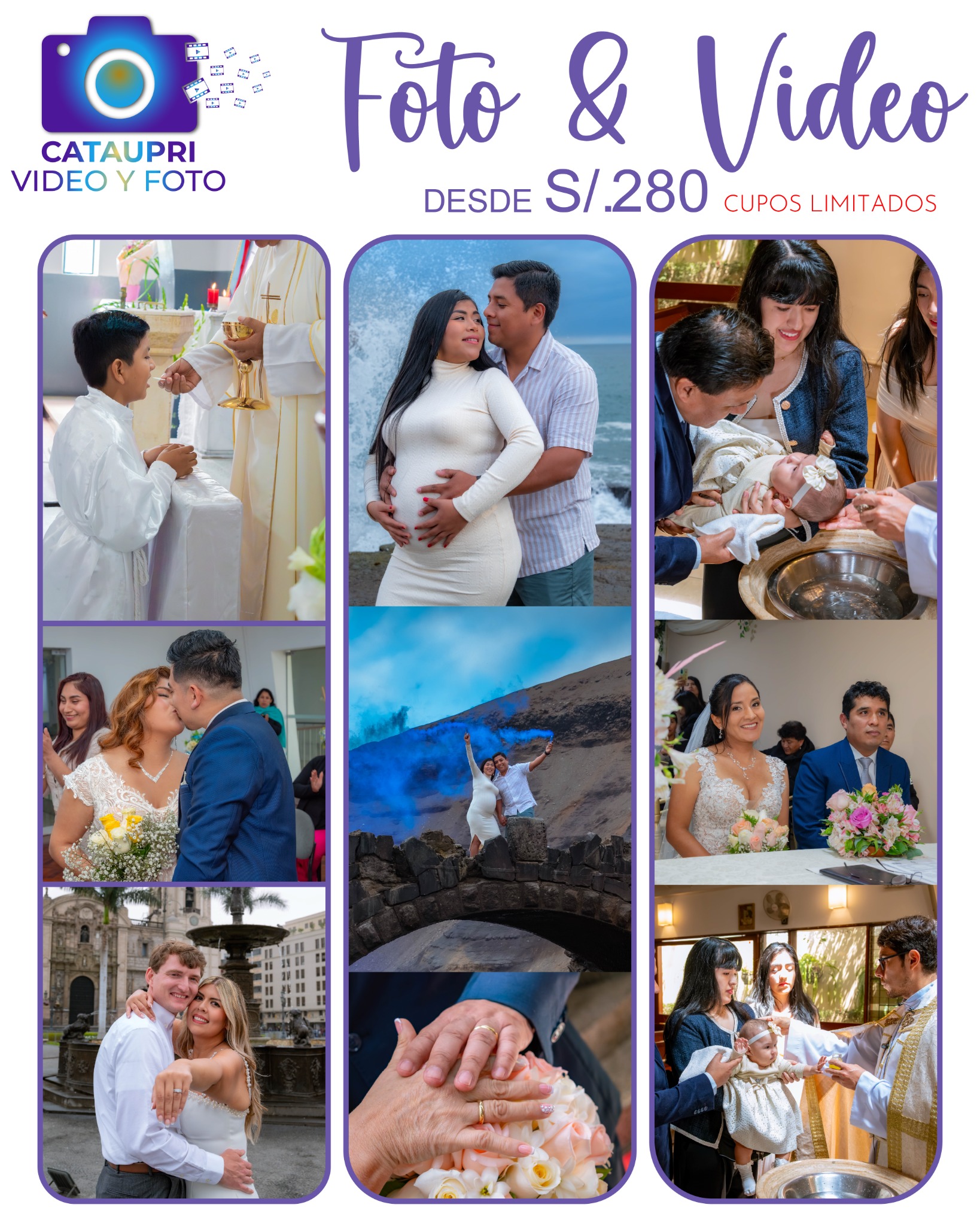 Cataupri Facebook ad: SERVICIO DE FOTOGRAFÍA PARA EVENTOS