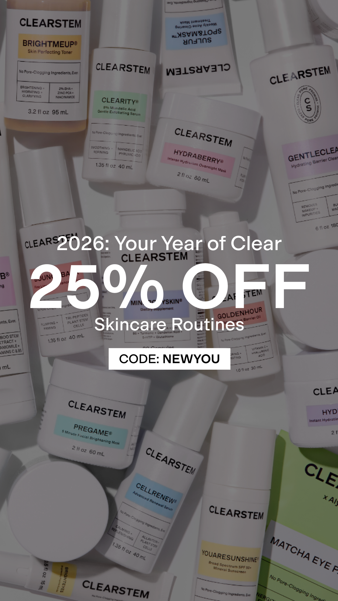 CLEARSTEM Skincare Facebook ad