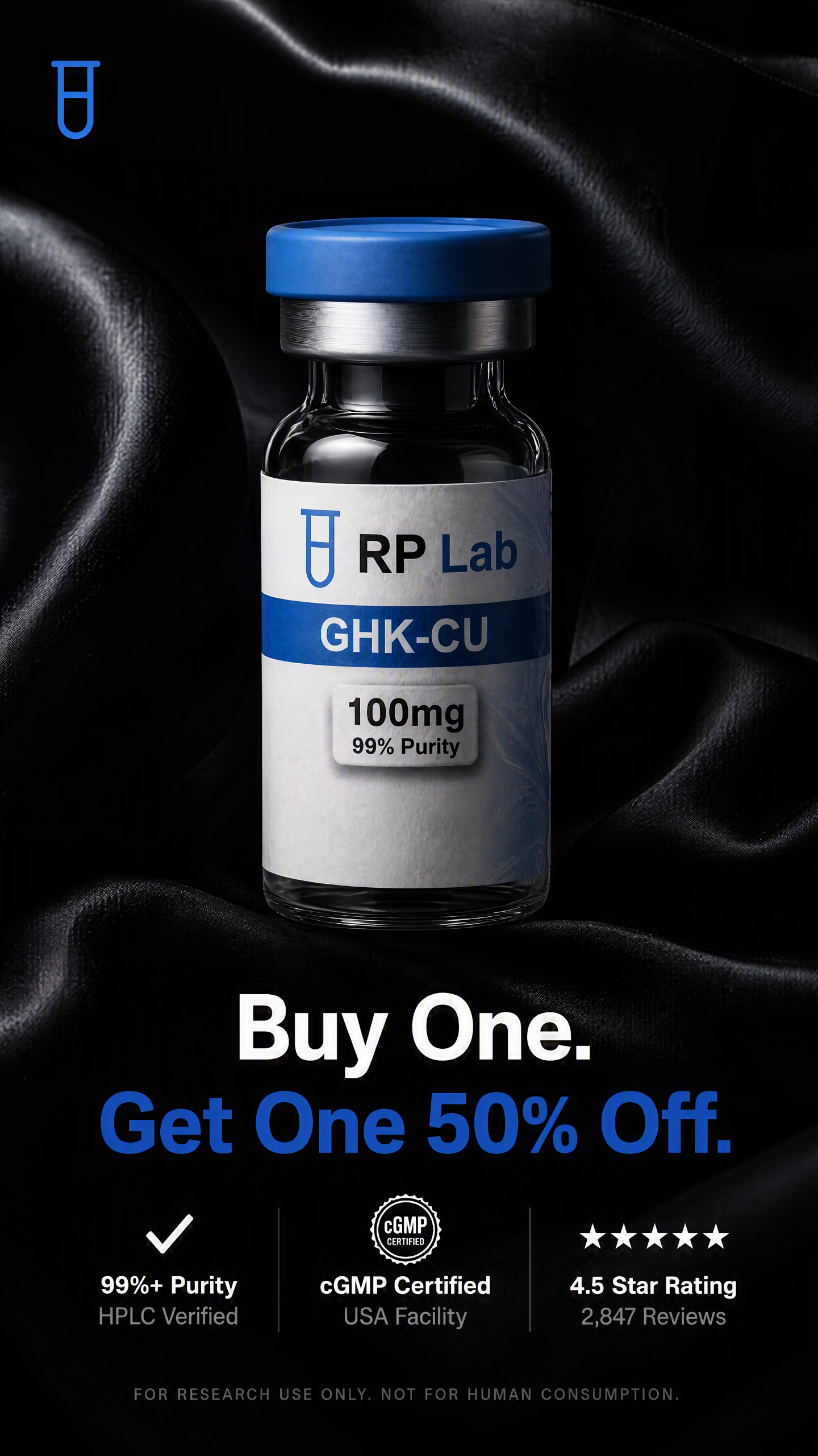 Research Peptides Lab Facebook ad
