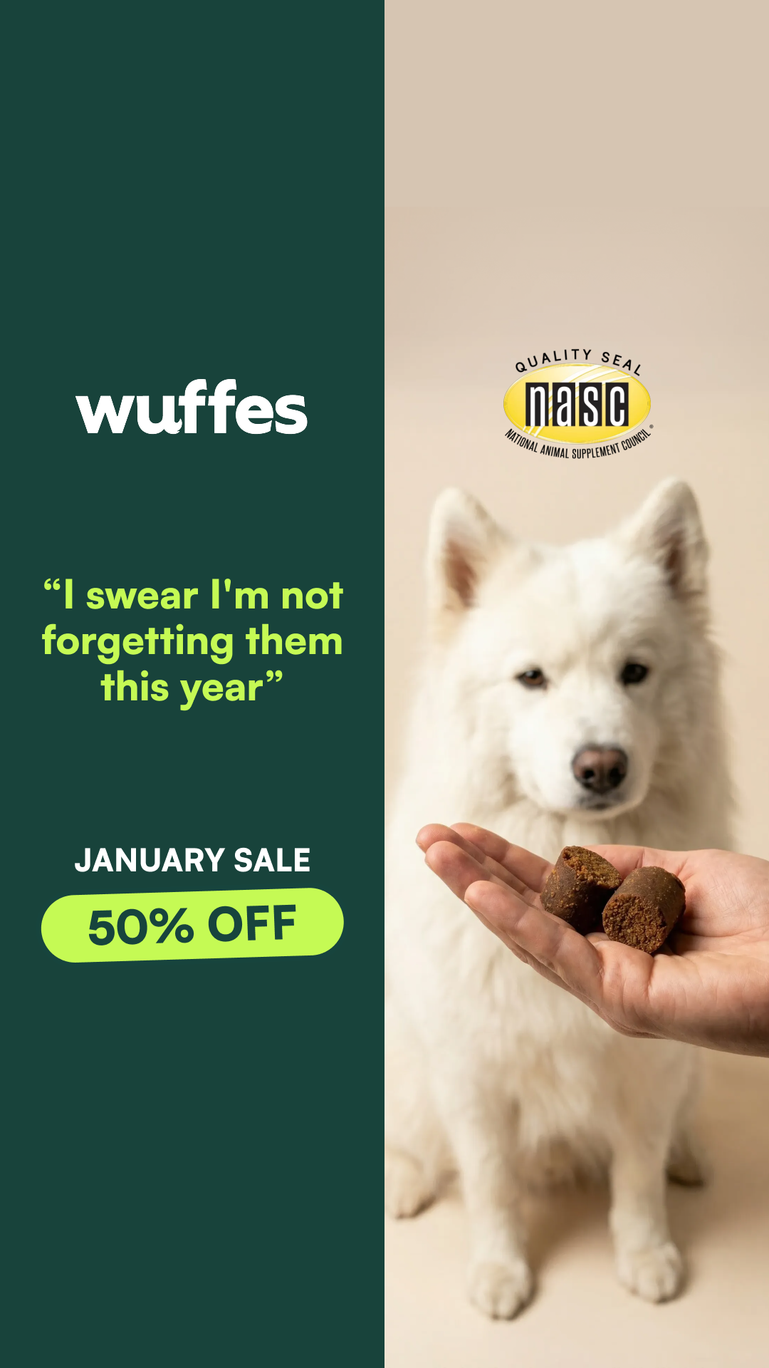 Wuffes Facebook ad